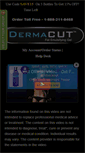 Mobile Screenshot of dermacut.com